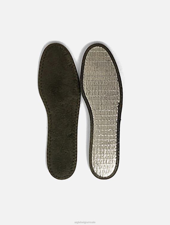 Heren accessoires zwart Aigle isolerende onderzolen gemaakt in Frankrijk J404Z422