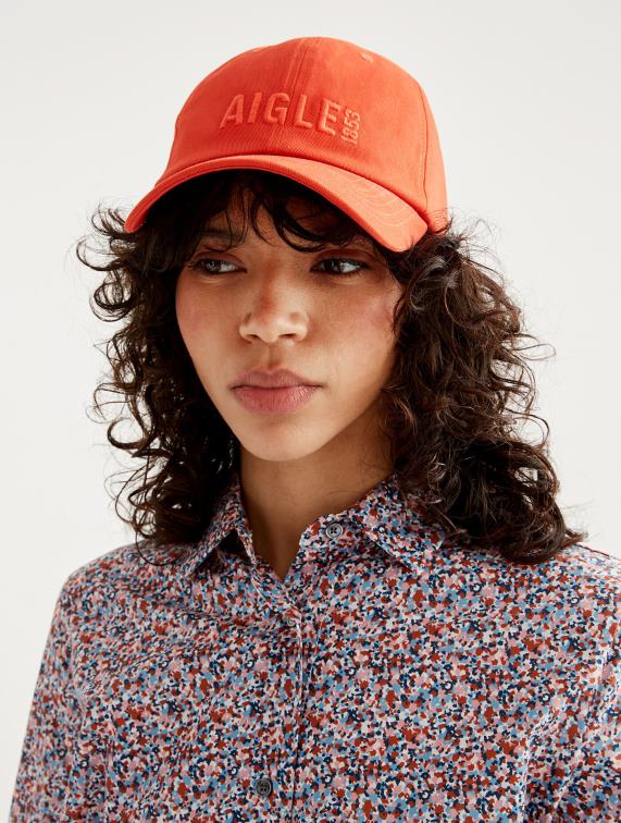 Heren accessoires harissa Aigle geborduurde iconische pet J404Z408