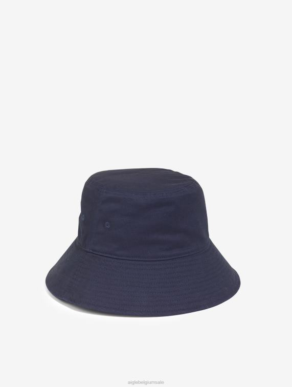 Heren accessoires rijk Aigle vissershoed met asymmetrische rand J404Z373