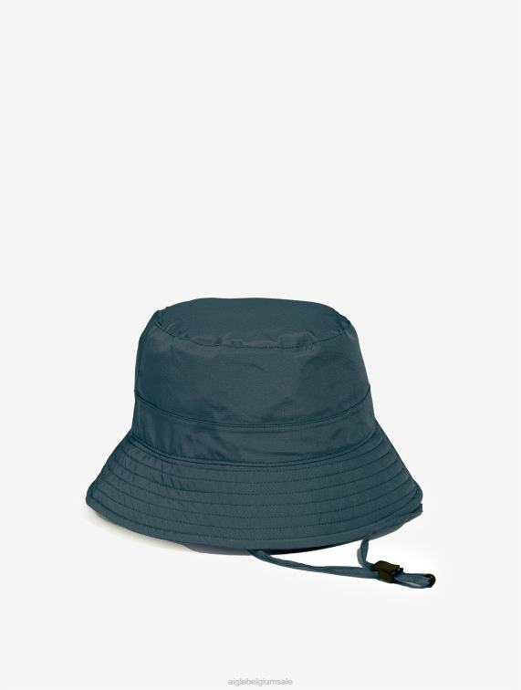 Heren accessoires stormblauw Aigle waterdichte vissershoed J404Z383