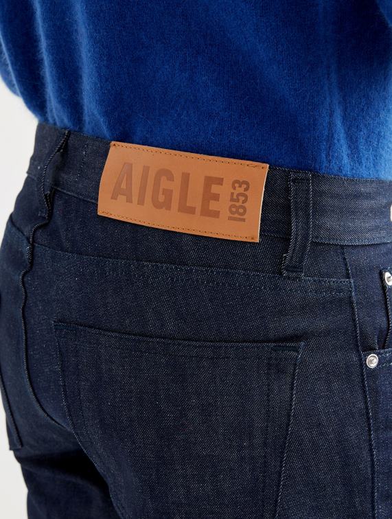 Heren kleren denim Aigle gemaakt in frankrijk rechte jeans J404Z79
