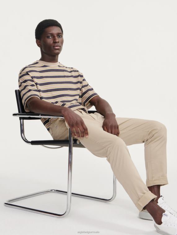 Heren kleren griezelig Aigle chino-broek J404Z17