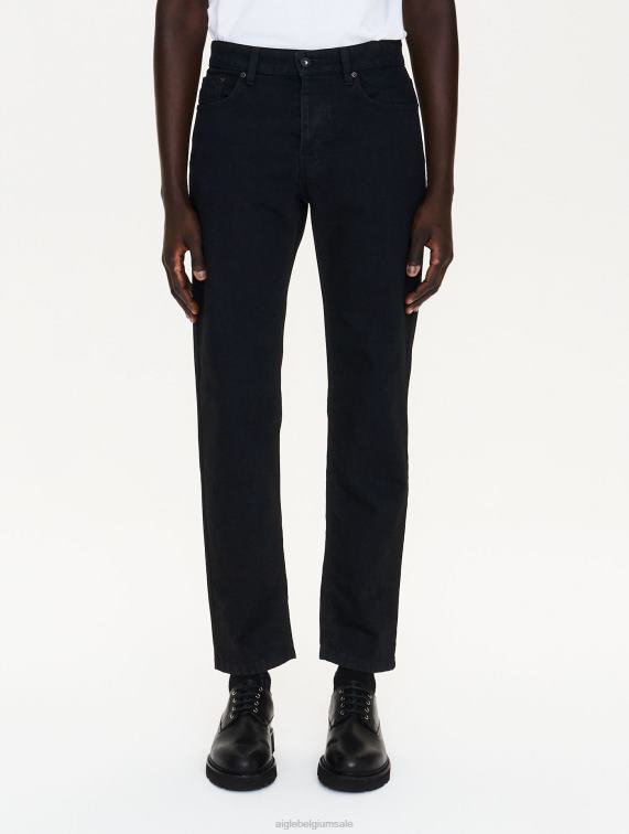 Heren kleren zwart Aigle iconische jeans J404Z71