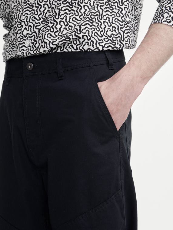 Heren kleren zwart Aigle timmerman gebroken twill broek J404Z72