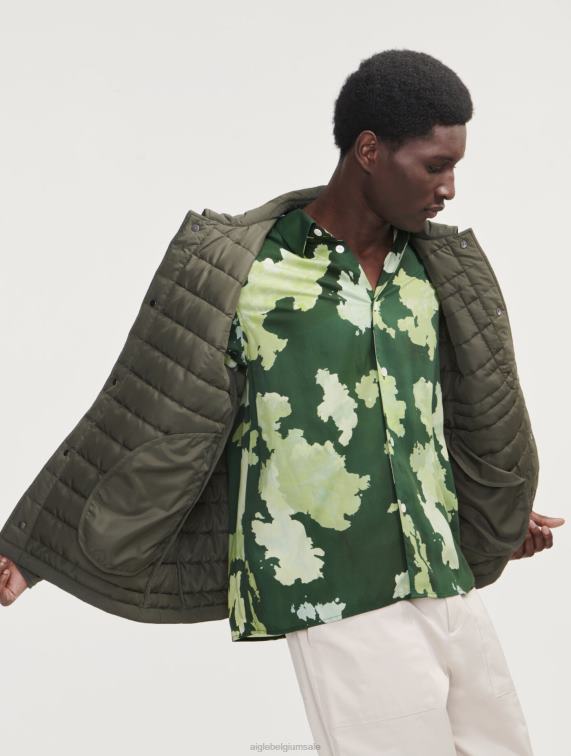 Heren kleren advocaat Aigle Middellange dupont sorona gewatteerde waterafstotende jas J404Z176