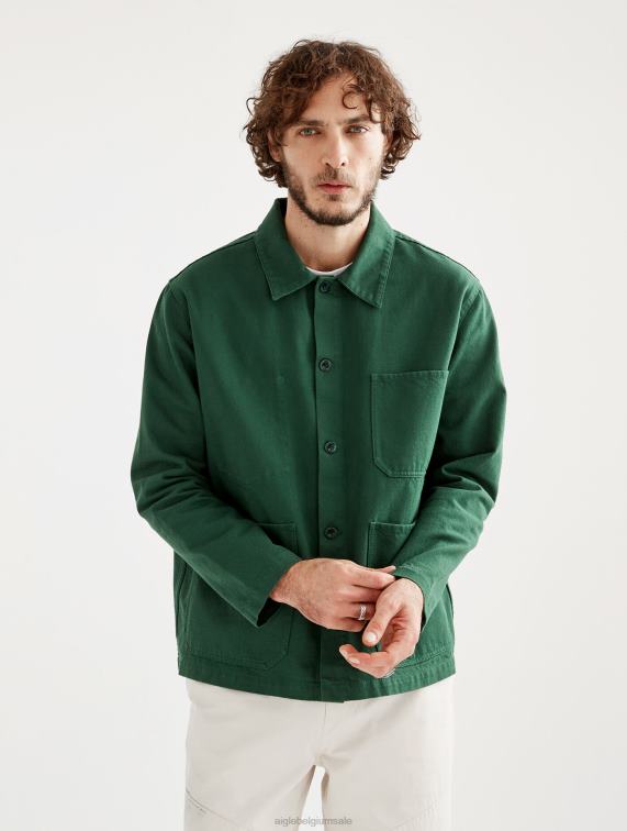 Heren kleren botanisch Aigle middellange werkjas J404Z191