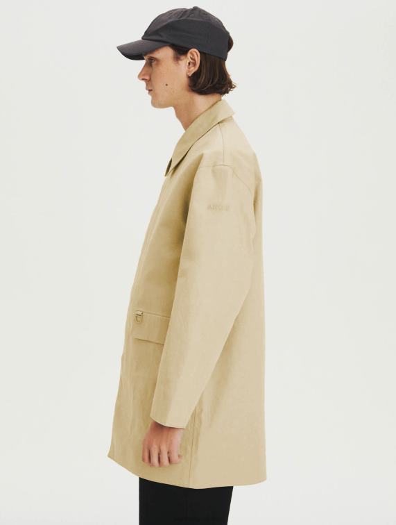 Heren kleren keperstof Aigle authentieke regenjas J404Z183