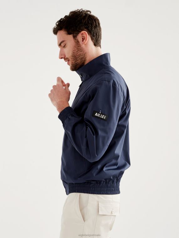 Heren kleren rijk Aigle korte waterdichte jas J404Z177