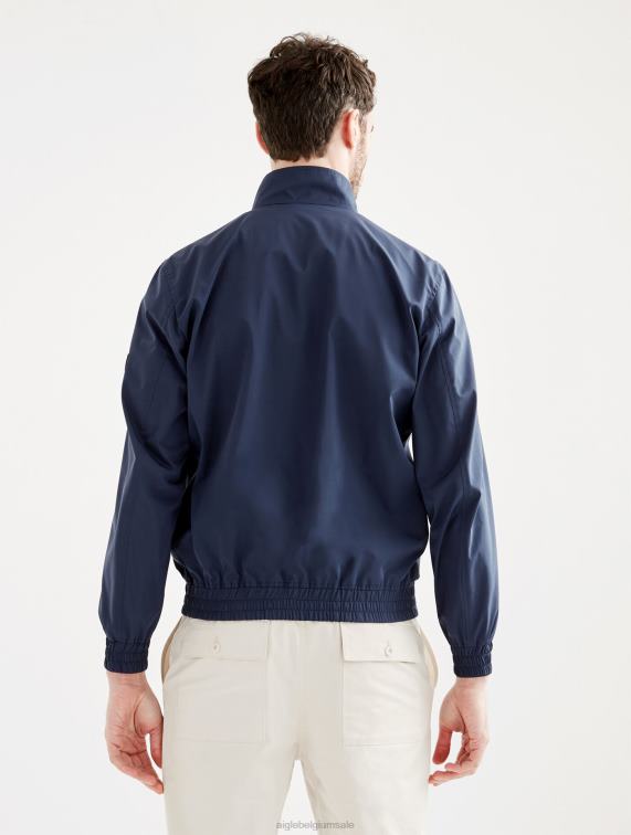 Heren kleren rijk Aigle korte waterdichte jas J404Z177