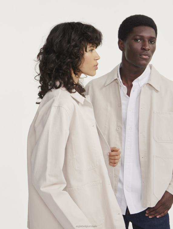 Heren kleren sabel Aigle middellange werkjas J404Z206