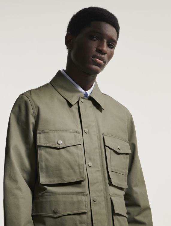 Heren kleren staartlis Aigle kort gecoat safarijack J404Z221