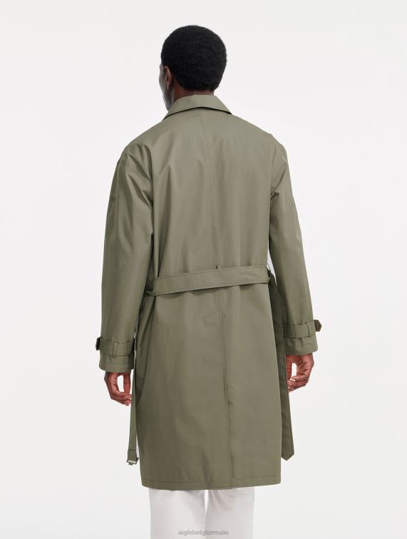 Heren kleren staartlis Aigle lange mtd-trenchcoat J404Z217