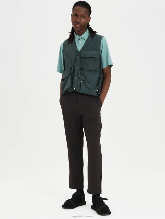 Heren kleren stedelijk Aigle jasje met v-hals J404Z198