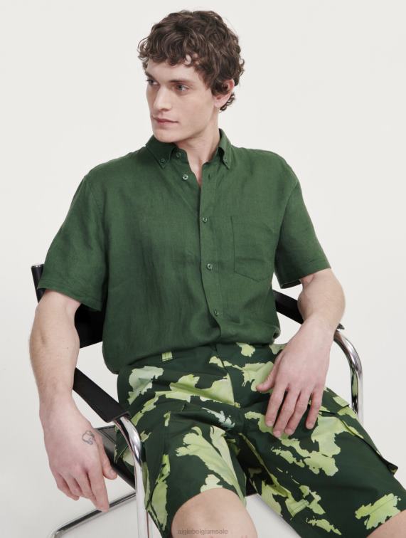 Heren kleren botanische pr Aigle popeline cargoshort J404Z53