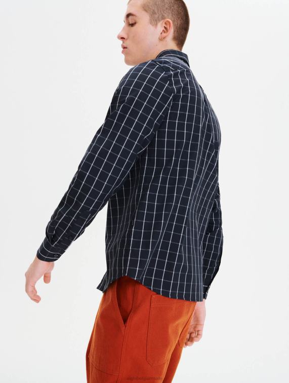 Heren kleren imperium ch Aigle geruit overhemd J404Z77