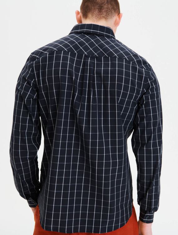 Heren kleren imperium ch Aigle geruit overhemd J404Z77