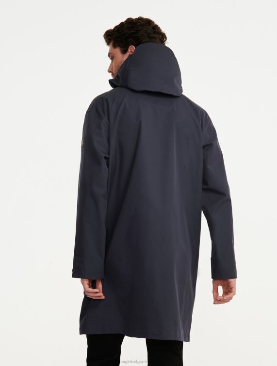Heren kleren rijk Aigle lange mtd-parka met capuchon J404Z223