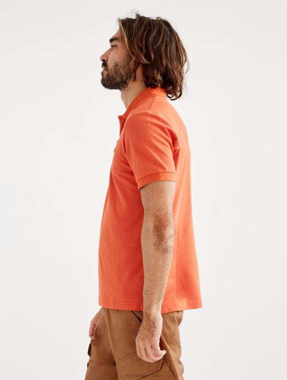 Heren kleren harissa Aigle droog-snel poloshirt met korte mouwen J404Z8