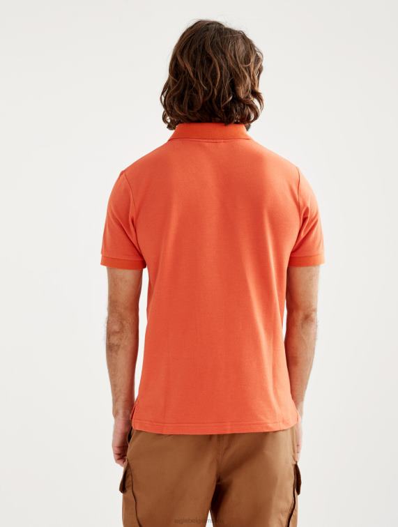 Heren kleren harissa Aigle droog-snel poloshirt met korte mouwen J404Z8