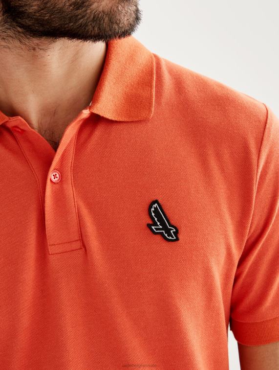 Heren kleren harissa Aigle droog-snel poloshirt met korte mouwen J404Z8