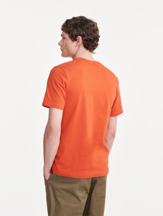 Heren kleren harissa Aigle jersey T-shirt met ronde hals J404Z40