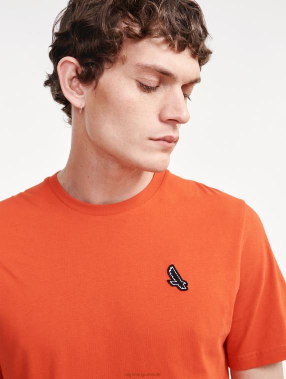 Heren kleren harissa Aigle jersey T-shirt met ronde hals J404Z40