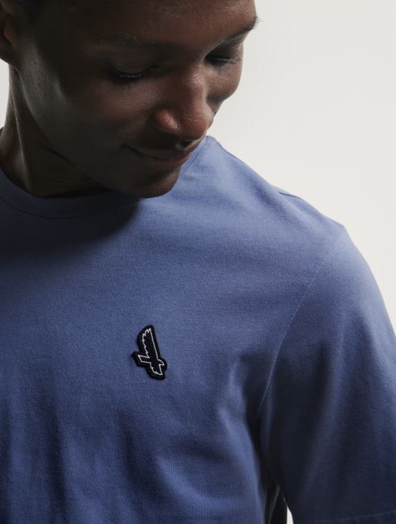 Heren kleren marais Aigle jersey T-shirt met ronde hals J404Z24