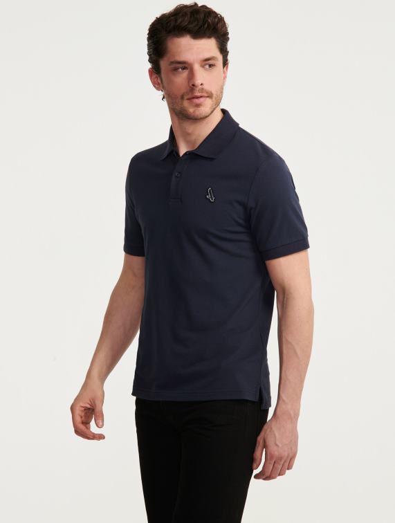 Heren kleren rijk Aigle droog-snel poloshirt met korte mouwen J404Z97