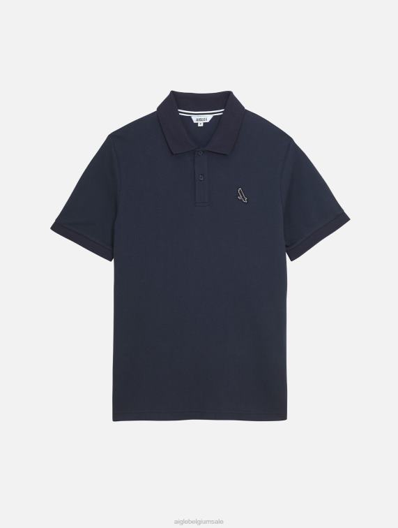 Heren kleren rijk Aigle droog-snel poloshirt met korte mouwen J404Z97