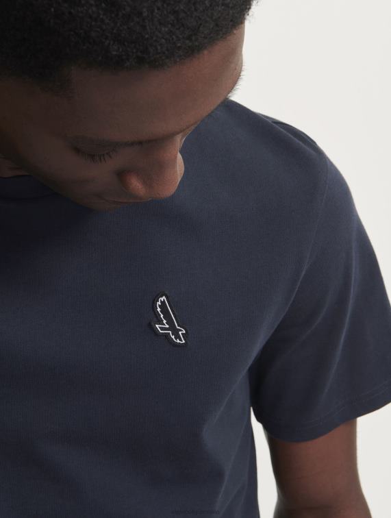 Heren kleren rijk Aigle jersey T-shirt met ronde hals J404Z102