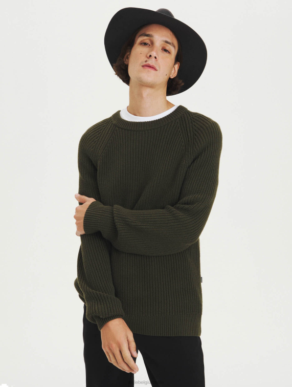 Heren kleren advocaat Aigle trui geïnspireerd op de marine van biologisch katoen J404Z35