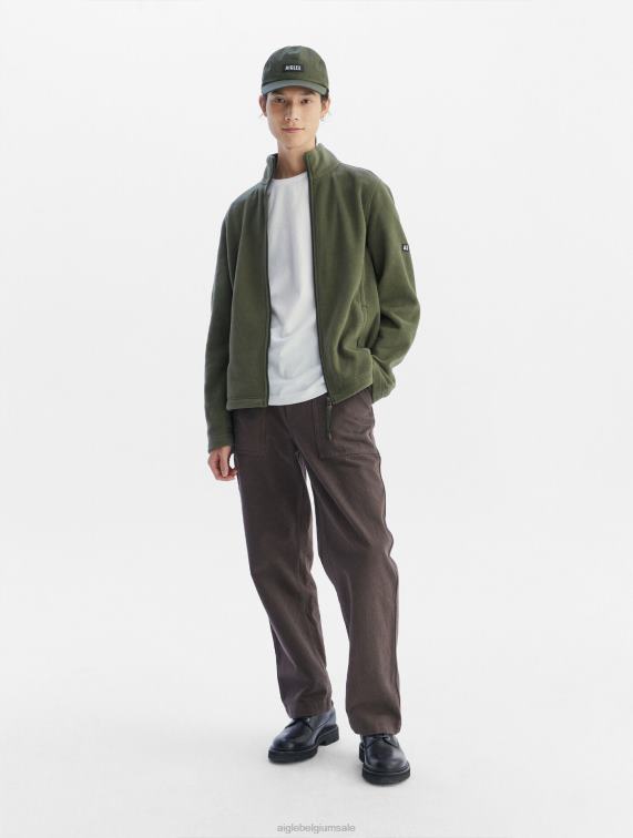 Heren kleren advocaat Aigle microvezelfleece met ritssluiting J404Z14