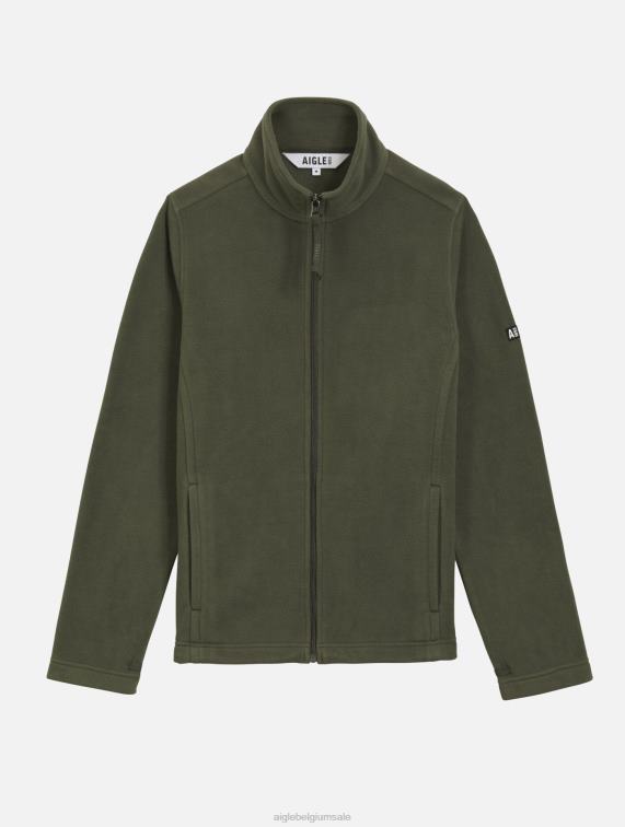 Heren kleren advocaat Aigle microvezelfleece met ritssluiting J404Z14