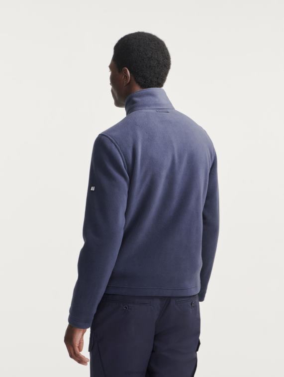 Heren kleren rijk Aigle microvezelfleece met ritssluiting J404Z31