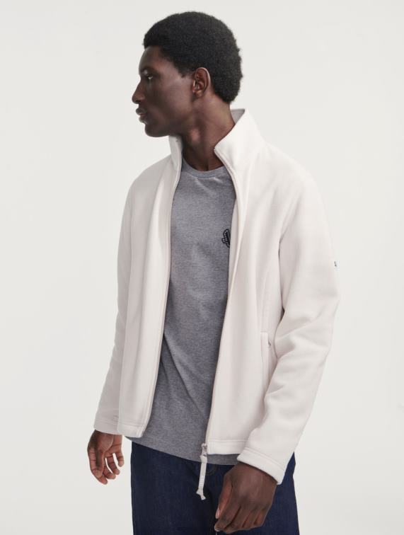 Heren kleren sabel Aigle microvezelfleece met ritssluiting J404Z61