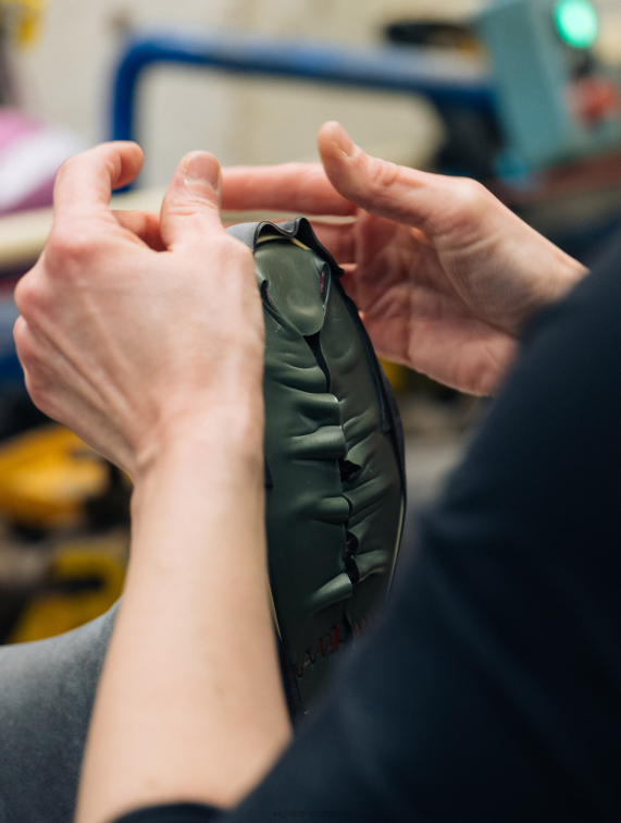 Heren laarzen kaki Aigle rubberen jachtlaarzen J404Z245