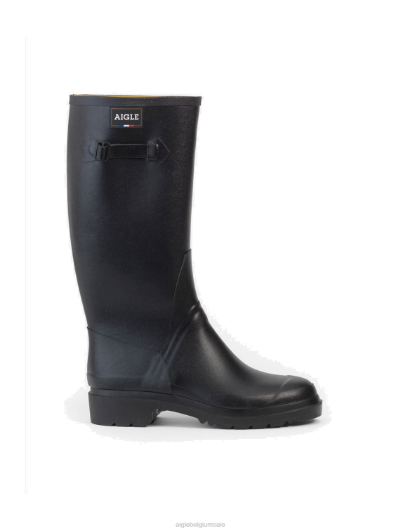 Heren laarzen zwart Aigle tuinlaarzen gemaakt in Frankrijk J404Z234