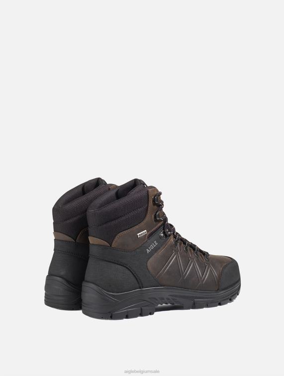 Heren schoenen donker bruin Aigle hoge schoenen voor elke activiteit J404Z274