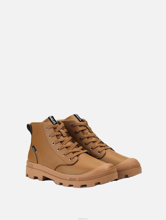 Heren schoenen kameel Aigle de veelzijdige schoen van leer J404Z258