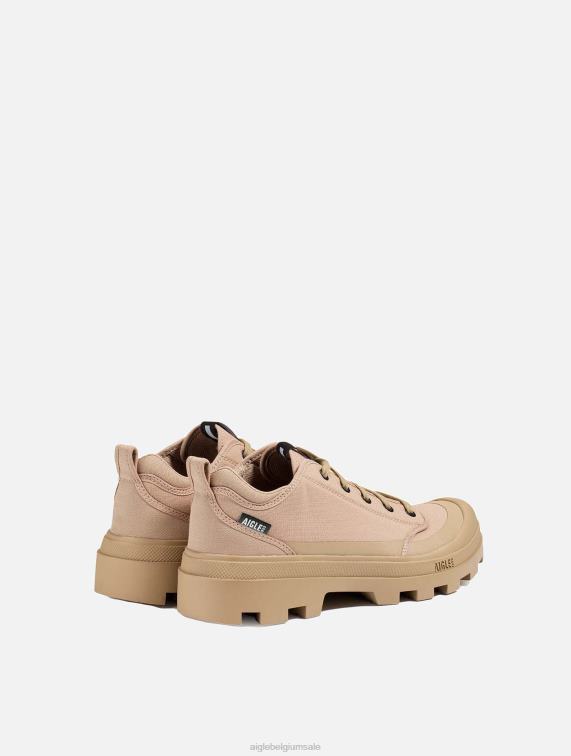 Heren schoenen sabel Aigle de laagbouwversie van de iconische wandelschoen gemaakt van gerecycled polyester J404Z277