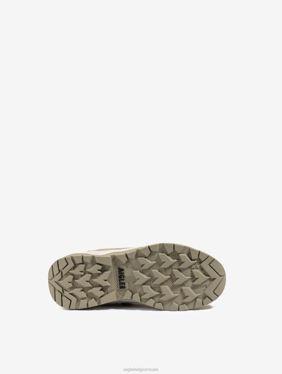 Heren schoenen taupe Aigle de ultralichte wandelschoen met waterdicht membraan J404Z267