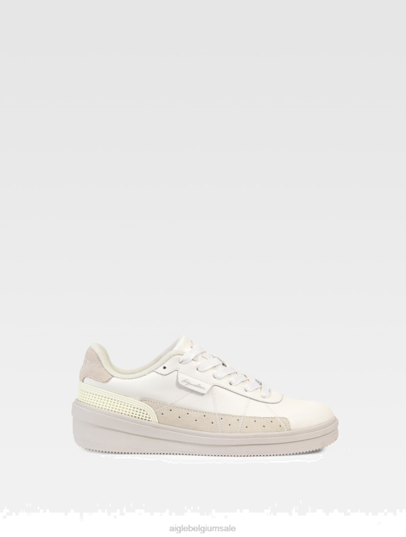 Heren schoenen blanco Aigle iconische sneakers met een nieuw ontwerp van een klassieker uit de jaren 80 J404Z292