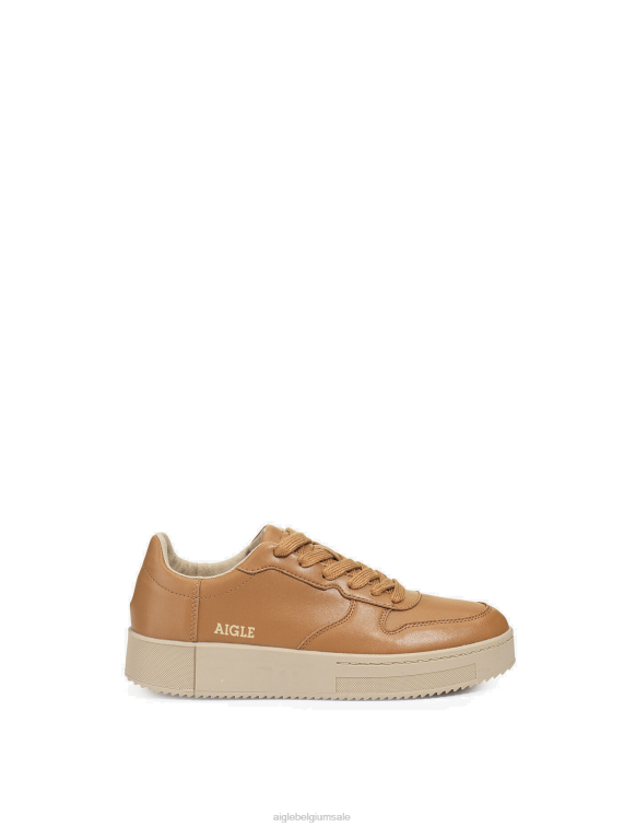 Heren schoenen kruid Aigle op basketbal geïnspireerde sneakers J404Z330