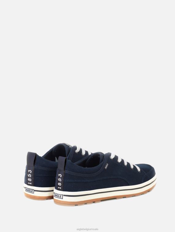 Heren schoenen marinier Aigle lichtgewicht canvas sneakers J404Z344