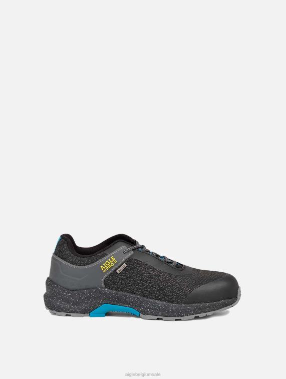 Heren schoenen zwart Aigle de waterdichte veiligheidstrainer J404Z291