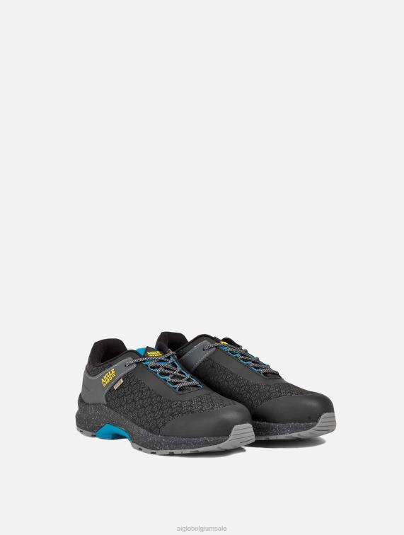 Heren schoenen zwart Aigle de waterdichte veiligheidstrainer J404Z291