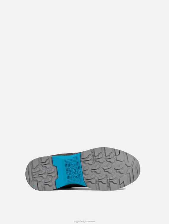 Heren schoenen zwart Aigle de waterdichte veiligheidstrainer J404Z291