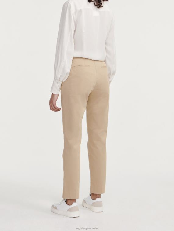 vrouwen kleren griezelig Aigle 7/8 rechte chinobroek J404Z554