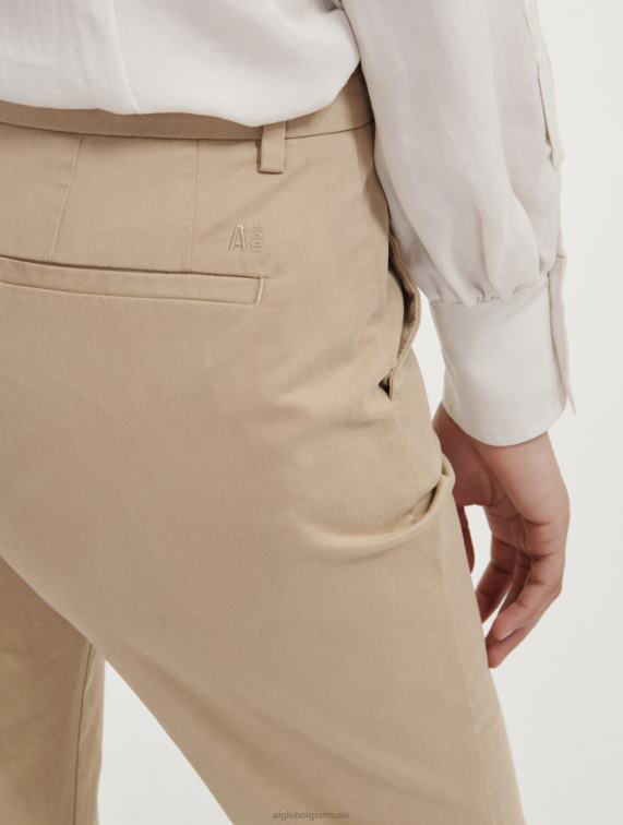 vrouwen kleren griezelig Aigle 7/8 rechte chinobroek J404Z554