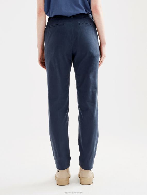 vrouwen kleren rijk Aigle 7/8 rechte chinobroek J404Z526